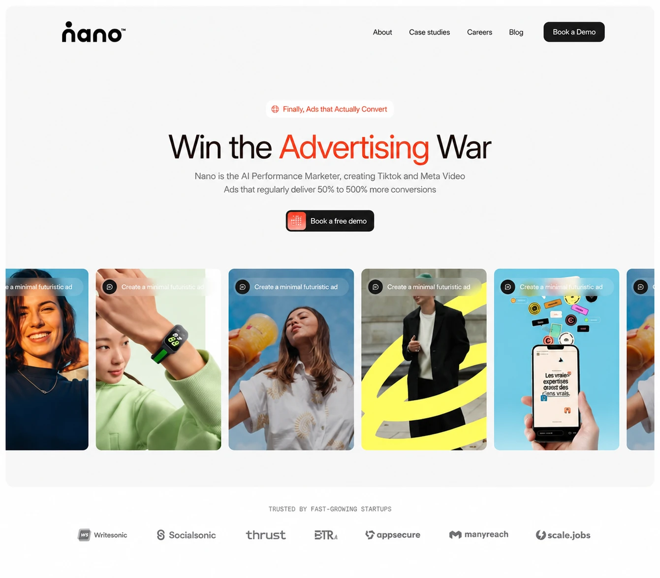 Website design example 1