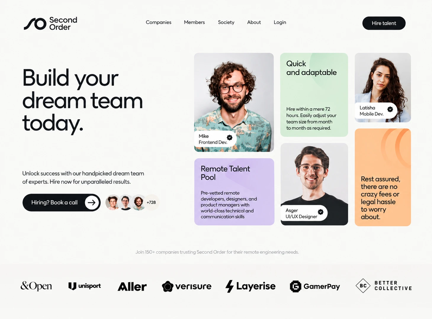 Website design example 2